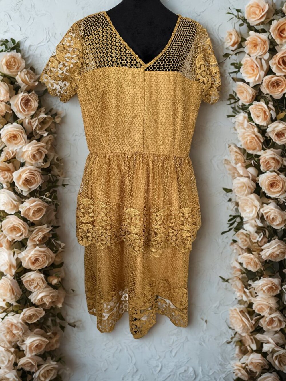 Yellow Gold Layered Dress